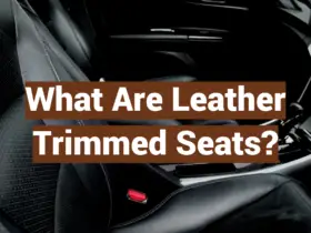 What Are Leather Trimmed Seats?