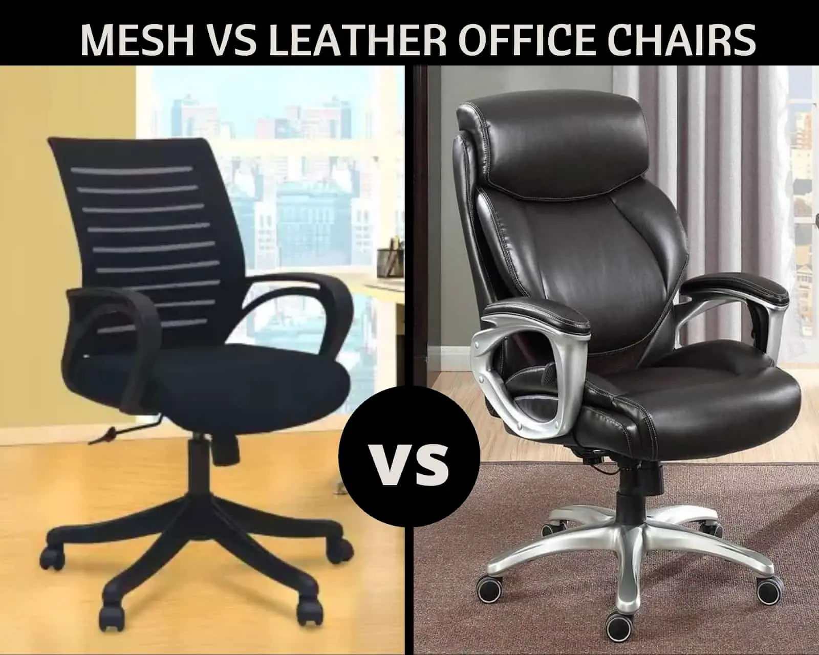 What's the difference between mesh and leather