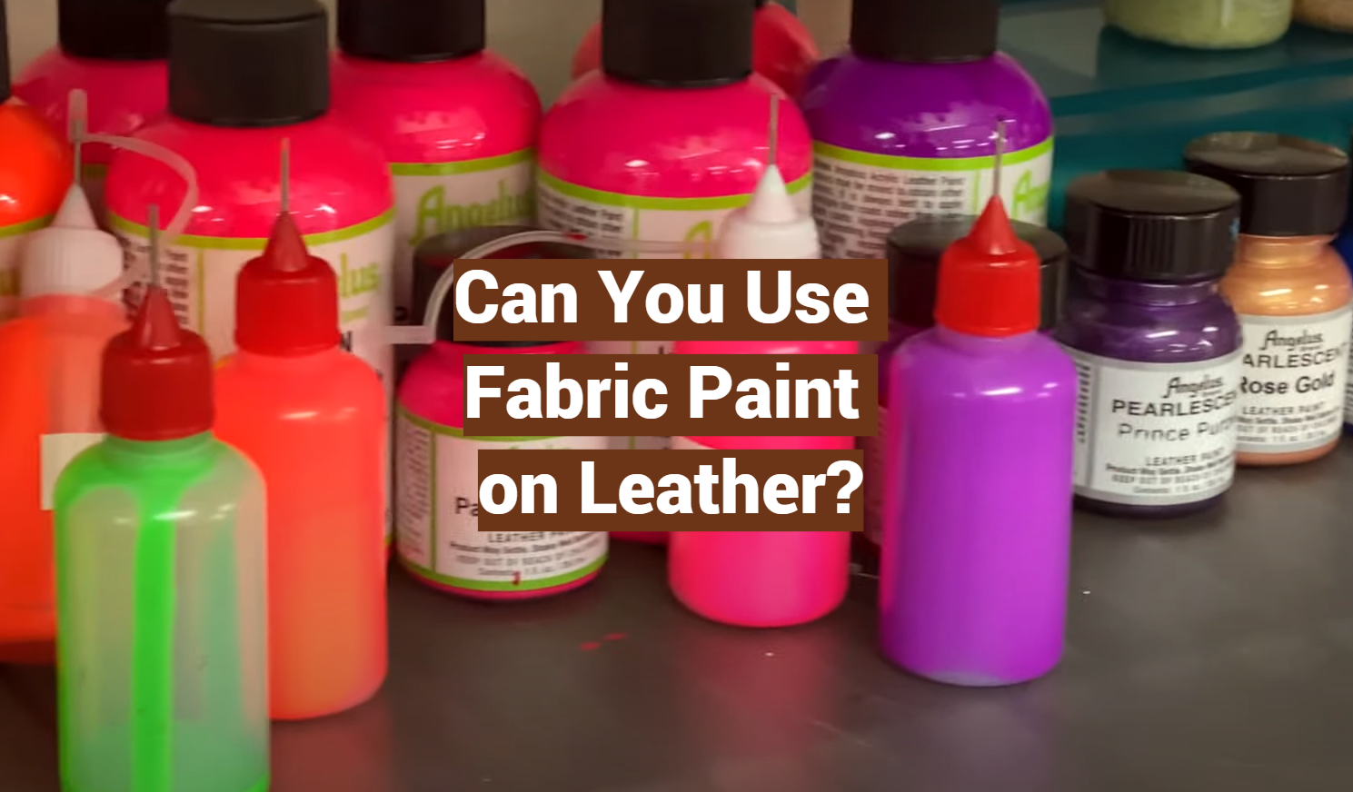 Can You Use Fabric Paint On Leather LeatherProfy