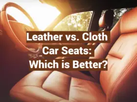 Leather vs. Cloth Car Seats: Which is Better?