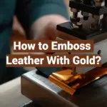 How to Emboss Leather With Gold?