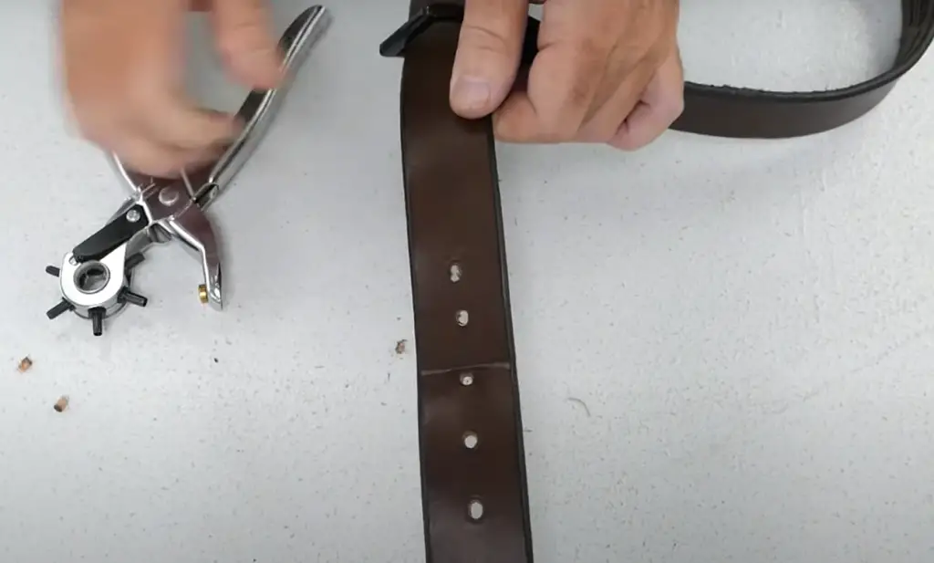 Punch A Hole In A Belt Step By Step