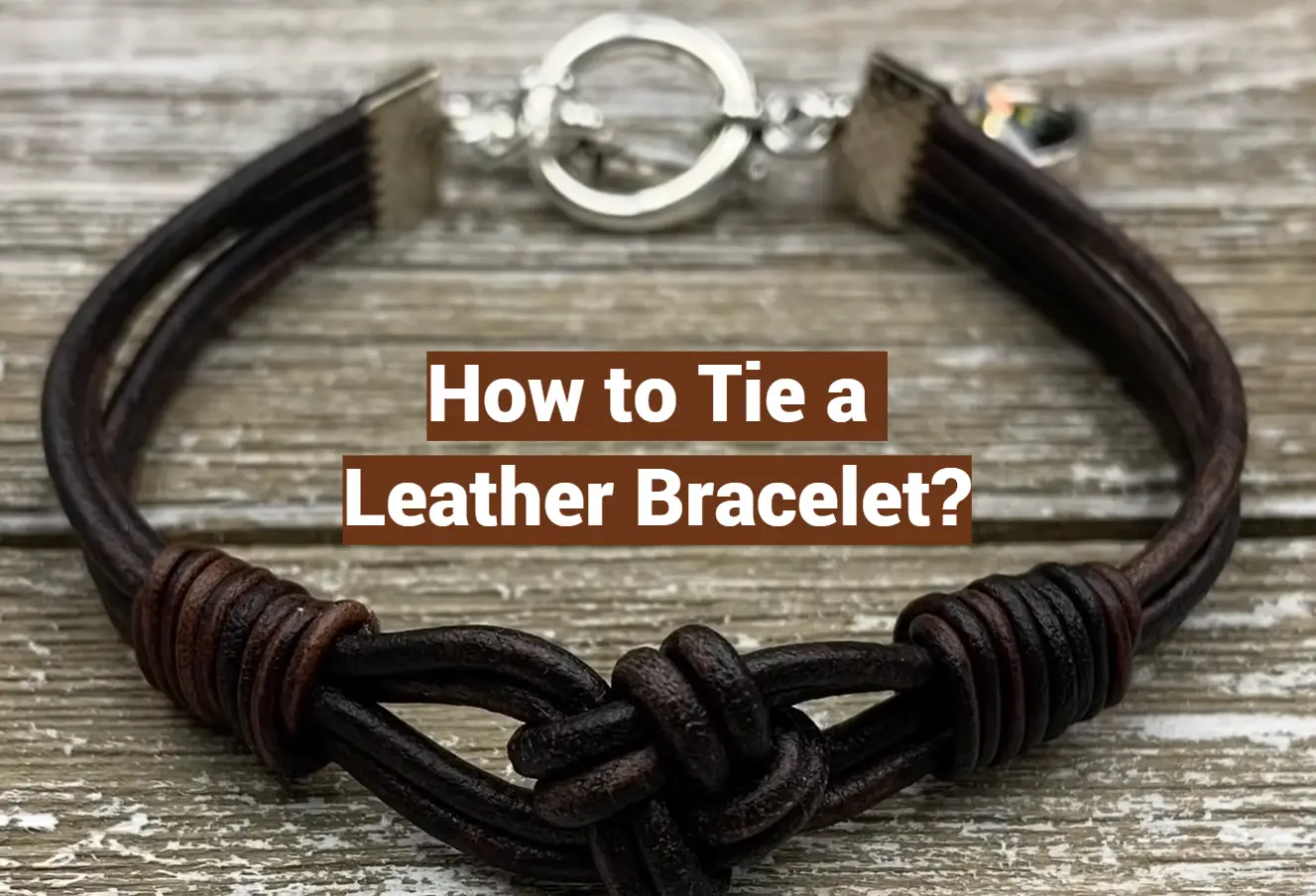 Easy DIY Faux Leather Wrap Bracelet Tutorial - Make and Takes