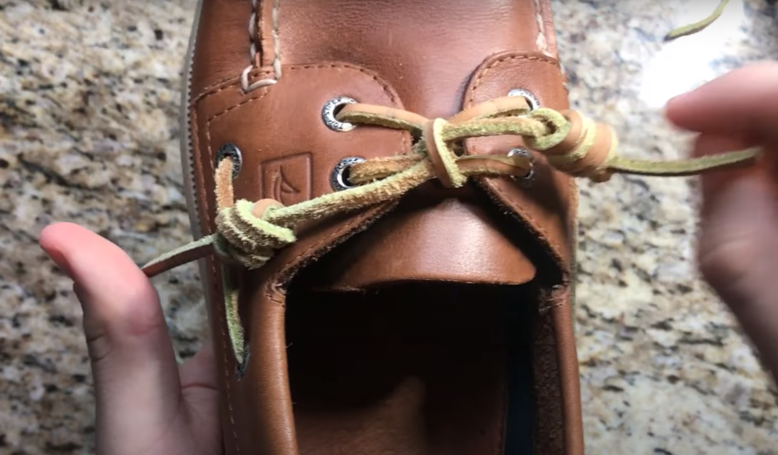 How to Tie Sperrys Leather Laces? LeatherProfy