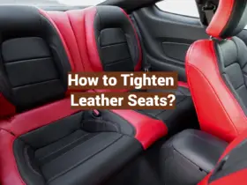 How to Tighten Leather Seats?