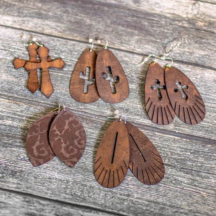 Are leather earrings in style for 2023