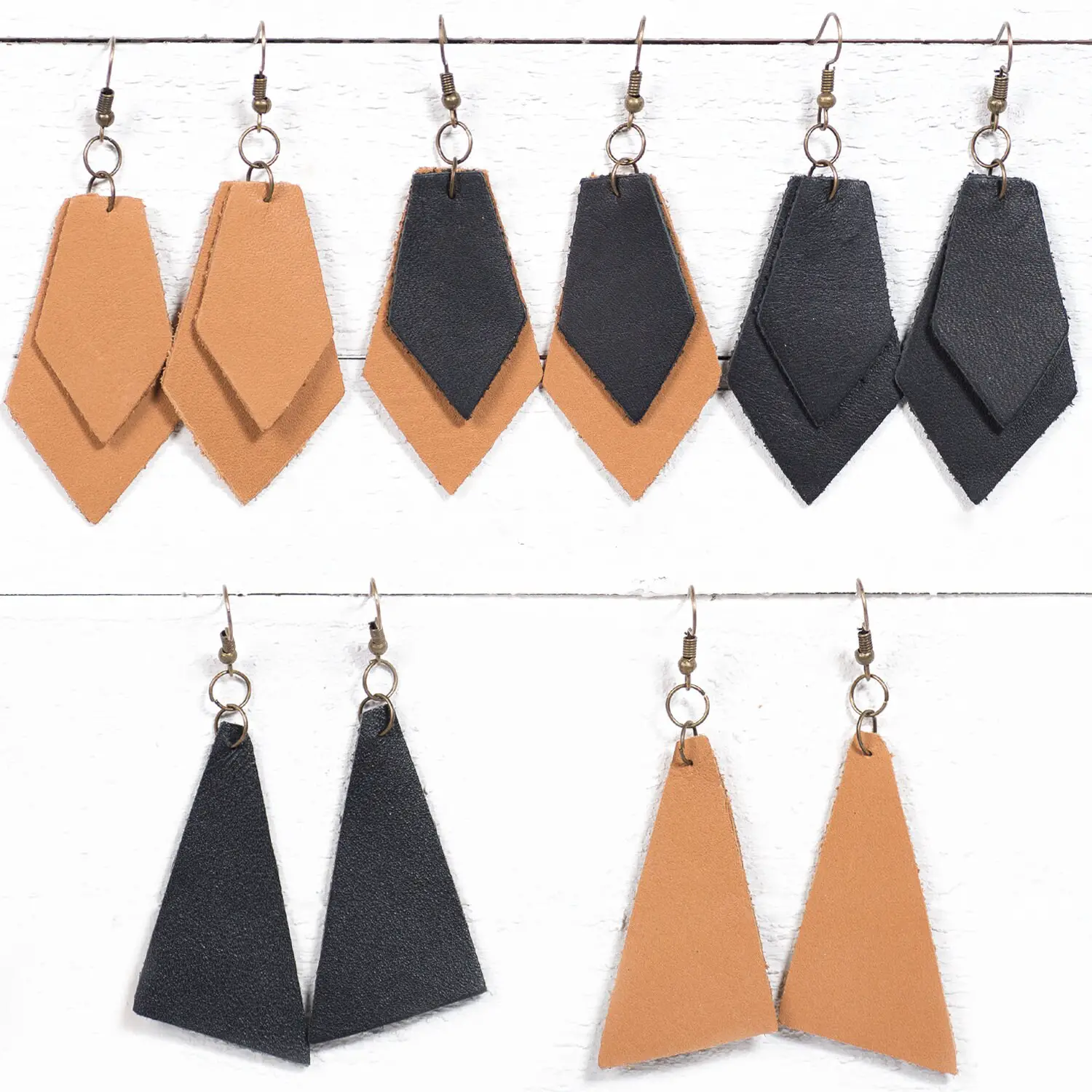 What else should I consider when buying leather earrings