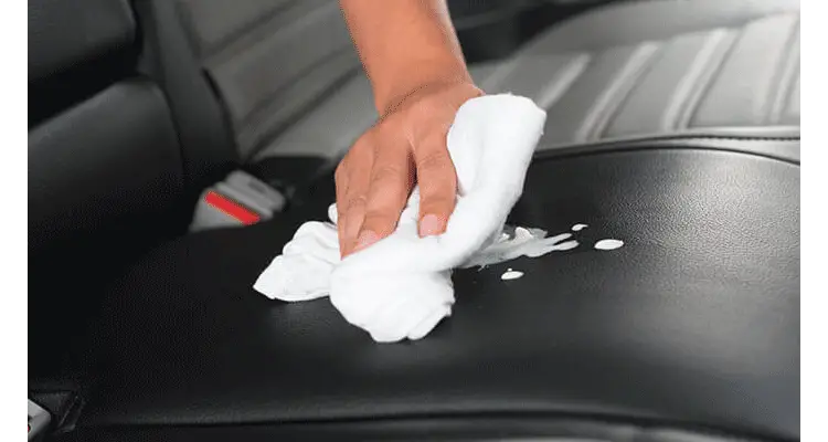 How do you clean faux suede seats