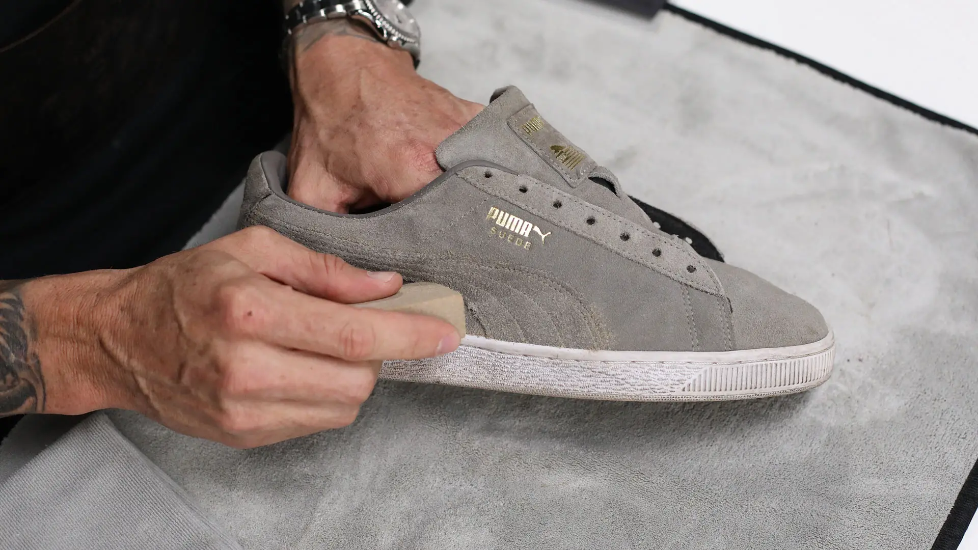 How to Clean Suede Pumas at Home