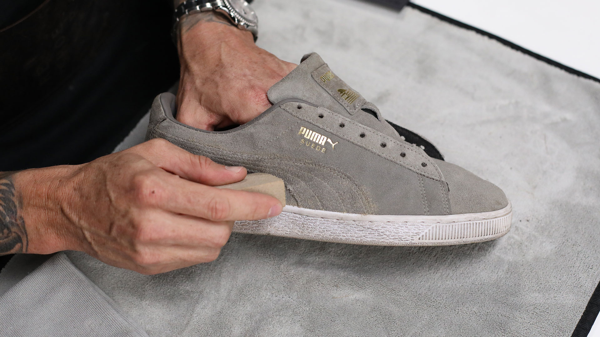 How to Clean Suede Pumas at Home