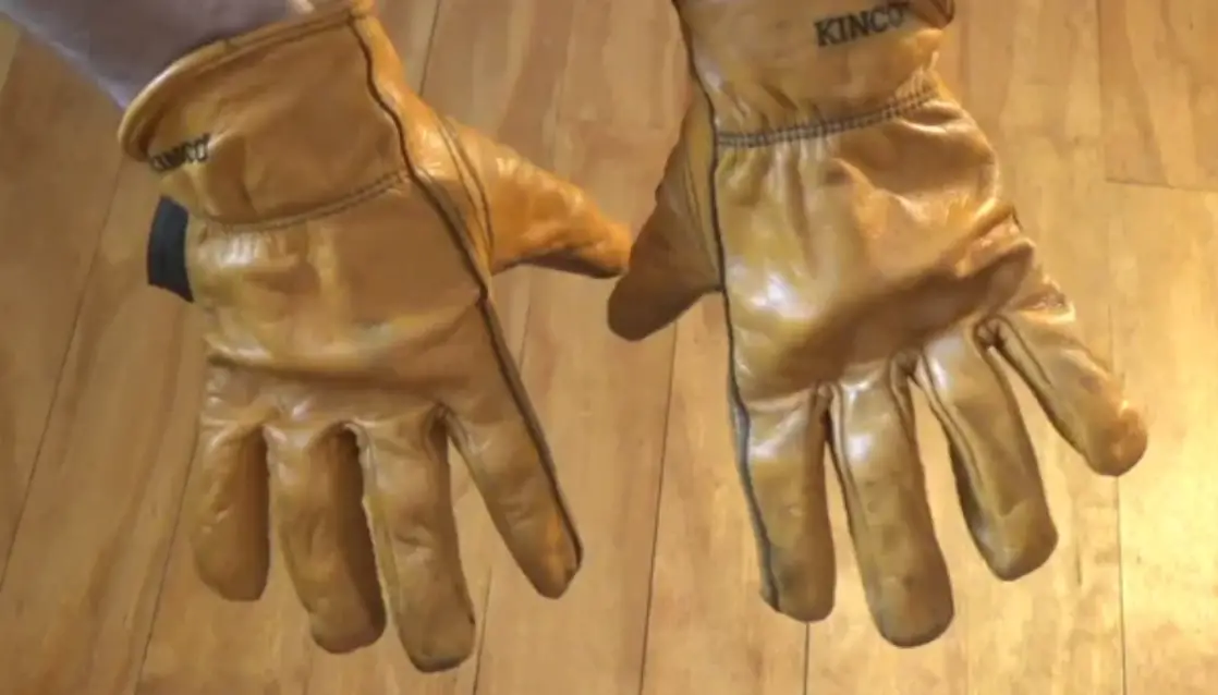 How do you make leather gloves less stiff