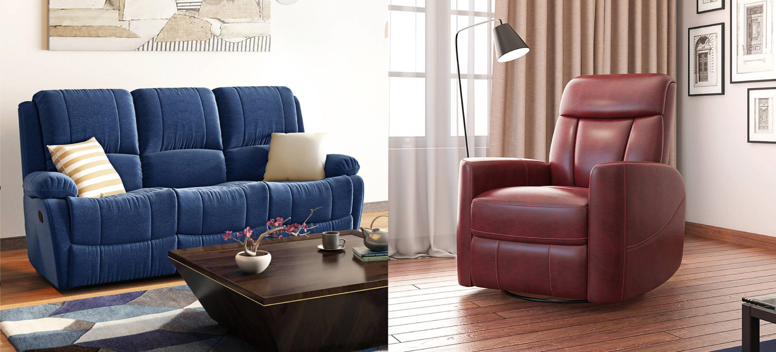 Leather vs. Fabric Recliner