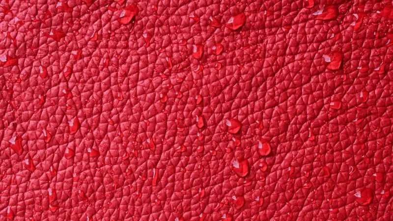 What happens when fake leather gets wet