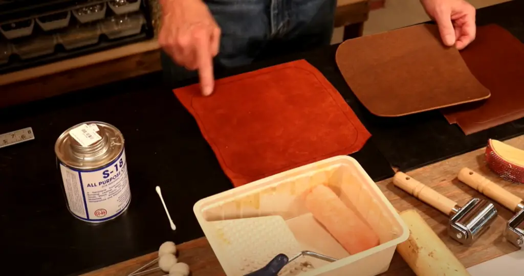 Glueing Leather To Metal