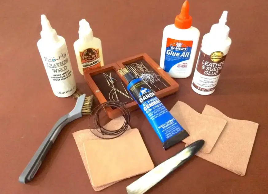Can you use wood glue for leather