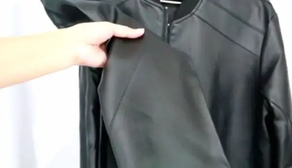 Removing creases and wrinkles from faux leather garments