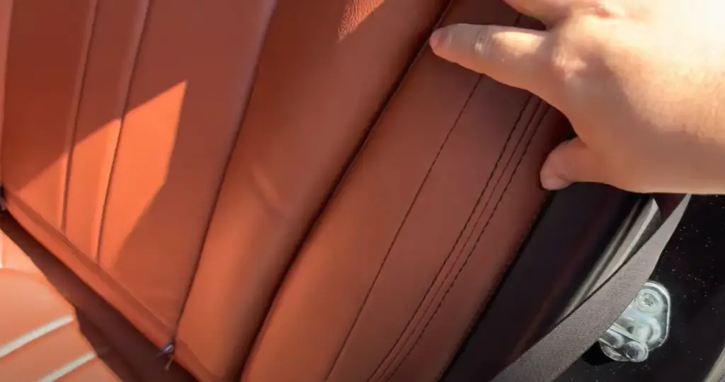 How do you care for leather car seats?