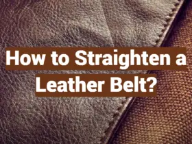 How to Straighten a Leather Belt?
