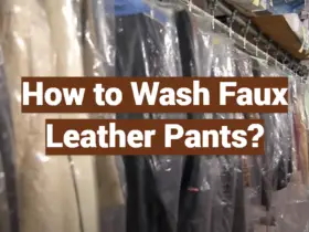 How to Wash Faux Leather Pants?