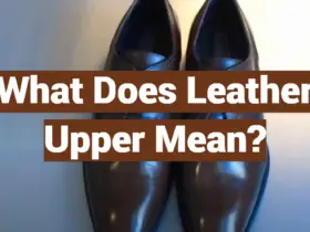 What Does Leather Upper Mean?